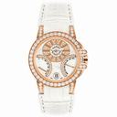 Harry Winston Ocean Biretrograde Mother of Pearl Diamond Dial White Alligator Unisex Watch OCEABI36RR003