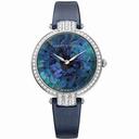 Harry Winston Pheasant Feathers 18k Gold Diamond Ladies Watch PRNQHM36WW005