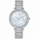 Harry Winston Premiere Beaded Mother of Pearl Dial 18kt White Gold Diamond Ladies Watch PRNQHM36WW003