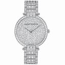 Harry Winston Premiere Diamond Pave Dial 18kt White Gold Diamond Ladies Watch PRNQHM36WW004