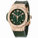 Hublot Big Bang Tutti Frutti Mat Green Dial Automatic Ladies Chronograph Watch 341.PV.5290.LR.1104
