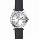 Invica Angel Silver Dial Black Leather Ladies Watch 14318
