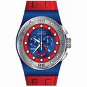 Invicta Akula Chronograph Blue and Red Dial Stainless Steel Men's Watch 12324