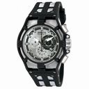 Invicta Akula Reserve Chronograph Silver Dial Black Polyurethane Men's Watch 14011