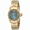 Invicta Angel Black Mother of Pearl Dial Gold-tone Ladies Watch 15054
