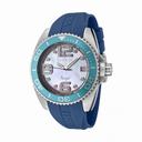 Invicta Angel Blue Rubber Strap Ladies Watch 0496