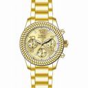 Invicta Angel Chronograph Champagne Dial Yellow Gold-plated Ladies Watch 20266