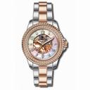Invicta Angel Mechanical Skeletal Dial Two-tone Ladies Watch 16703