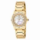 Invicta Angel Mother of Pearl Dial 18kt Gold-plated Ladies Watch 18605