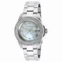 Invicta Angel Mother of Pearl Dial Stainless Steel Ladies Watch 19873