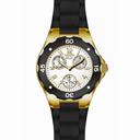 Invicta Angel Multi-Function Light Dial Black Silicone Ladies Watch 18797