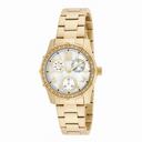 Invicta Angel Multi-Function White Mother of Pearl Dial Gold-plated Ladies Watch 16121