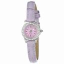 Invicta Angel Purple Dial Purple Synthetic Leather Band Ladies Watch 13655