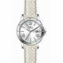 Invicta Angel Silver Dial Beige Leather Ladies Watch 14317