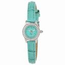Invicta Angel Teal Dial Teal Synthetic Leather Ladies Watch 13660