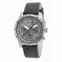 Invicta Aviator Chronograph Gunmetal Dial Gray Leather Men's Watch 18924