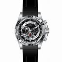 Invicta Aviator Multi-Function Black Carbon Fiber Dial Black Polyurethane Men's Watch 21735