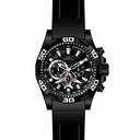 Invicta Aviator Multi-Function Black Carbon Fiber Dial Black Polyurethane Men's Watch 21741