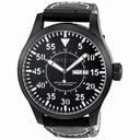 Invicta Black Dial Black Genuine Calf Leather Men's Watch 11206