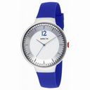 Invicta BLU Silver Dial Blue Silicone Men's Watch 16071