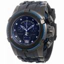 Invicta Bolt Chronograph Black and Blue Dial Rubber Men's Watch 12301