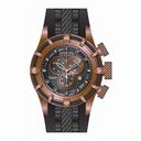 Invicta Bolt Chronograph Black Dial Black Silicone Men's Watch 15775