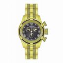 Invicta Bolt Chronograph Black Dial Gold-plated Ladies Watch 17159
