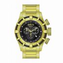Invicta Bolt Chronograph Black Dial Gold-plated Men's Watch 19522