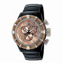 Invicta Bolt Chronograph Champagne Dial Black Ceramic Men's Watch 15015