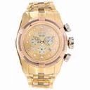 Invicta Bolt Chronograph Rose Dial 18kt Rose Gold-plated Men's Watch 12758