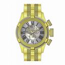 Invicta Bolt Chronograph Silver Dial Gold-plated Ladies Watch 17432