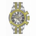 Invicta Bolt Chronograph Silver Dial Two-tone Men's Watch 17436
