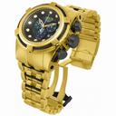 Invicta Bolt Reserve Chronograph Gunmetal Dial Gold Ion-plated Men's Watch 12741