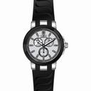 Invicta Ceramics Multi-Function Silver Dial Black Silicone Men's Watch 22208