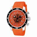 Invicta Chronograph Specialty Orange Dial Orange Polyurethane Men's Watch 11383