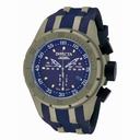 Invicta Coalition Forces Chronograph Blue Dial Polyurethane Men's Watch 10013