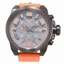 Invicta Corduba Chronograph Grey Dial Orange Leather Men's Watch 18994