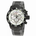 Invicta Corduba Chronograph Mother of Pearl Dial Black and Grey Polyurethane Men's Watch 10508