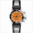 Invicta Corduba GMT Orange Dial Stainless Steel Black Rubber Men's Watch 80205