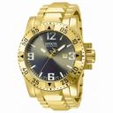 Invicta Excursion Black Dial 18kt Gold Ion-plated Men's Watch 6247