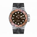 Invicta Excursion Brown Dial Rose gold Ion-plated Black Silicone Men's Watch 14438