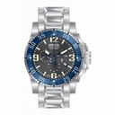 Invicta Excursion Chronograph Black Dial Stainless Steels Men's Watch 80555