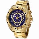 Invicta Excursion Chronograph Blue Dial Gold-plated Men's Watch 6469