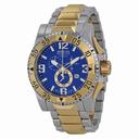 Invicta Excursion Chronograph Blue Dial Two-tone Men's Watch 15330
