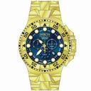 Invicta Excursion Chronograph Blue Dial Yellow Gold-plated Men's Watch 16679