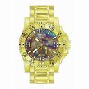 Invicta Excursion Chronograph Orange Mother of Pearl Dial Gold-plated Men's Watch 15975