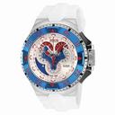 Invicta Excursion Chronograph Silver Dial White Polyurethane Men's Watch 18562
