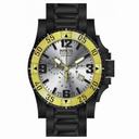 Invicta Excursion Chronograph Silver-tone Dial Black PVD Men's Watch 14037