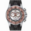 Invicta Excursion Chronograph Silver-tone Dial Rose-tone PVD Men's Watch 12696