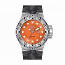 Invicta Excursion Orange Dial Black Silicone Men's Watch 14437